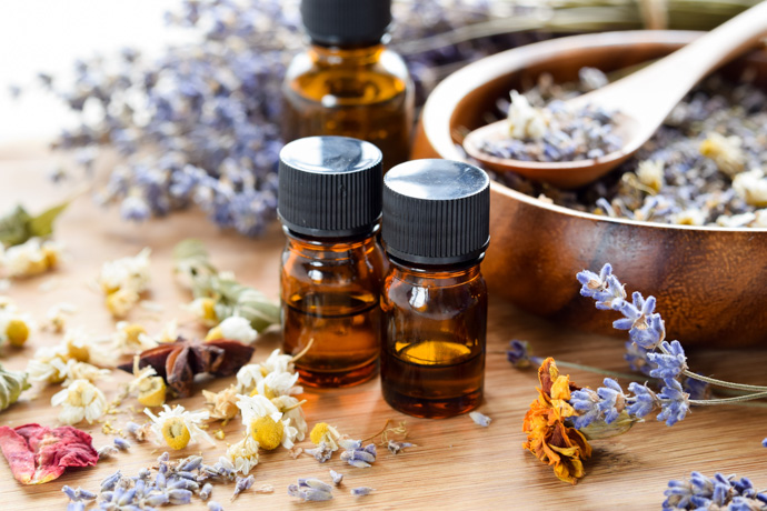 Esencias para aromaterapia.